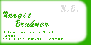 margit brukner business card